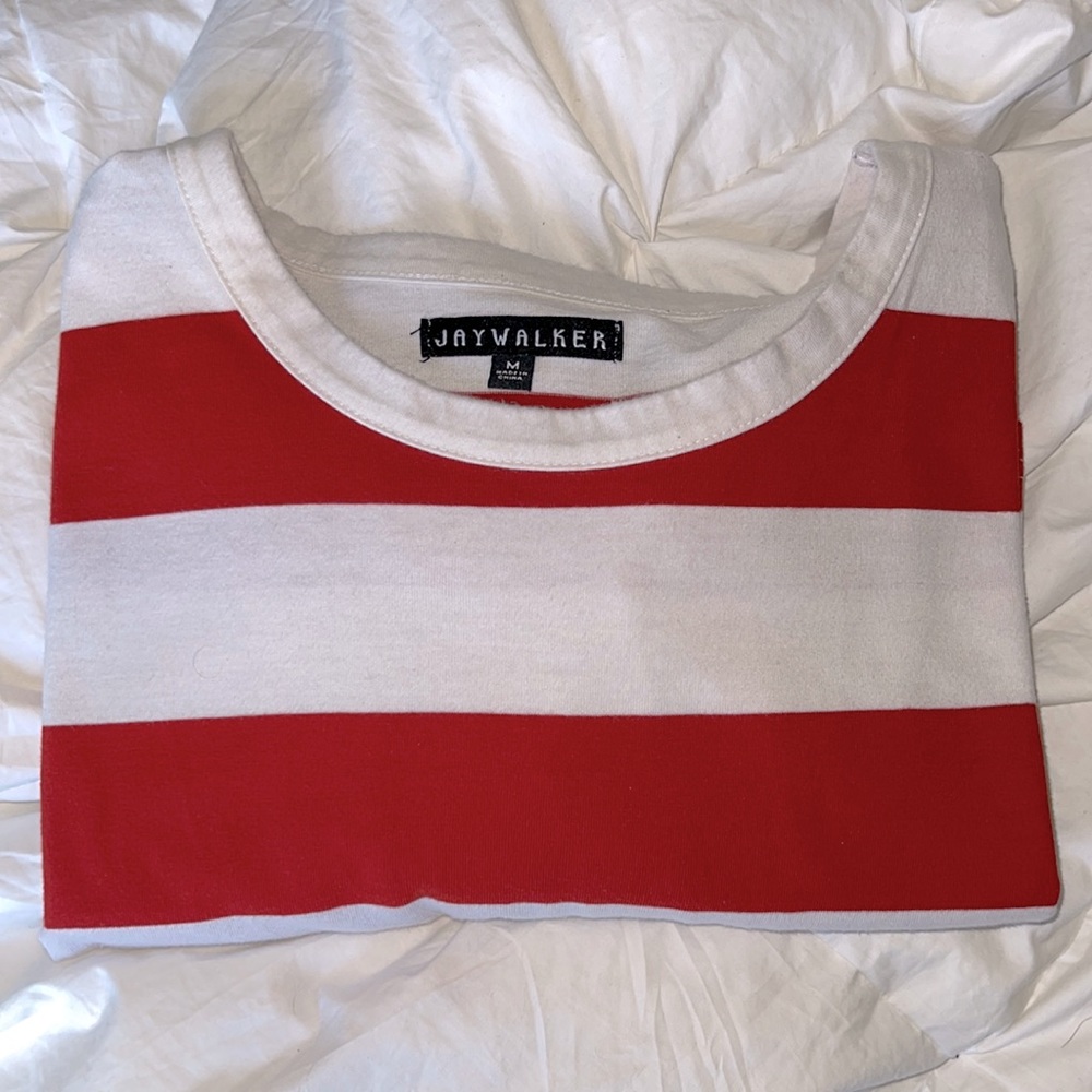 Mens short sleeve stripe t shirt